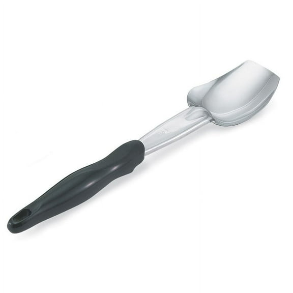 Vollrath 64136 Black Handled 3-Sided Solid 13.3" Basting Spoon