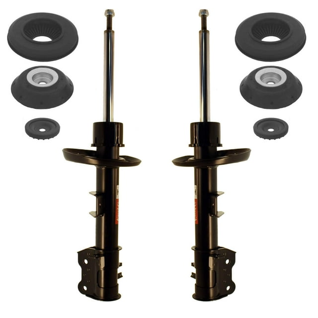 Newparts Front Suspension Struts & Mounts Kit For Fiat 500 Sport Pop Turbo Hatchback