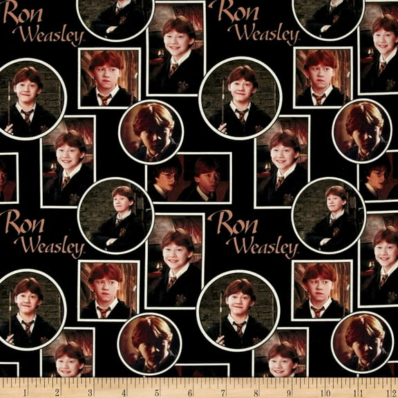 Camelot Fabrics Harry Potter Digital Ron Fabric by The Yard, Multi