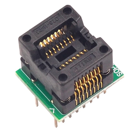 Narrow Body SOP16 To DIP16 Ic Programmer Socket Converters Adapter For IC Socket Programming And Testing Easy Use