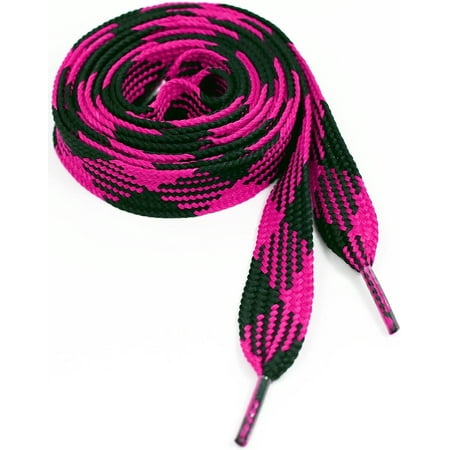 

52 Inch 3/4 Wide Flat Shoelaces Hip Hop Shoe Boot Skater Laces - 39 Colors