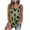 Green, variant on Tank Tops for Women Camisole Leopard Loose Summer Neck Print Round Sleeveless Blouse Undershirts