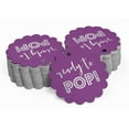 thumbnail image 2 of Inkdotpot Pack Of 100 Ready To Pop Baby Shower Favor Paper Tags Craft Real Silver Foil Hang Tags, 2 of 7