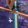 thumbnail image 4 of Ambesonne Galaxy Jigsaw Puzzle, Space Clash, Heirloom-Quality Fun Activity for Family Durable Cardboard, 1000 pcs, Red Blue and Black, 4 of 5