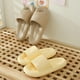 thumbnail image 4 of 2 pantuflas suaves antideslizantes para , gruesa, toboganes , sandalias para , verano, playa, piscina, , 38-39 amarillo Macarena Zapatillas de casa antideslizantes, 4 of 8
