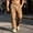 Khaki, variant on Men's Casual Pants Breathable Elastic Waist Pants with Multi Pockets Urban Style Straight Leg Drawstring Pants for Everyday Commute