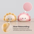 thumbnail image 6 of Dumpling Shape Squishy Fidget Toys for Adults Soft Tactile Office Desk Accessory Polyurethane Foam Sensory Gadget Manual Venting Tool Multi Color 1 Pack, 6 of 9