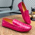 thumbnail image 5 of Men's Casual Loafers Slip On Leather Shoes Lightweight Driving Shoes Moccasins Classic Penny Loafer Flats Boat Shoes Big Size, 5 of 10