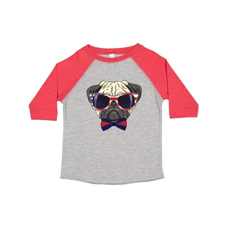

Inktastic Pug Dog July 4th Patriotic Sunglasses Gift Toddler Boy or Toddler Girl T-Shirt
