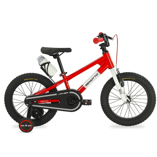 Bicicleta BENOTTO Montaña JOKER R16 1V. Niño Frenos "V"/Contrapedal Acero Rojo/Blanco Talla:UN
