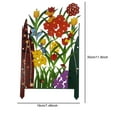 thumbnail image 2 of JHGoosa Colorful Garden And Metal Screen 3 Panel Flower Patio & Garden, 2 of 2