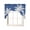 Blue, variant on Summer Palm Trees Swag Curtains for Kitchen Tropical Turquoise Shabby Abstract Art Beach Valances for Windows Small Window Treatment Short Topper for Cafe Bedroom Living Room Decor 56x36 Inch