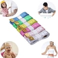 thumbnail image 3 of 24 Pack 60 inches Double Scale Soft Tape Measure Flexible Measuring Tape Ruler Weight Loss Medical Body Measurement Sewing Tailor Dressmaker Cloth Ruler with Accurate Measurements(150cm/60inch), 3 of 5
