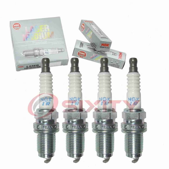 4 pc NGK 6748 Laser Iridium Spark Plugs for 9807B-5617C Ignition Wire Secondary