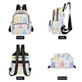 thumbnail image 4 of FORMRS Mini Backpack Purse for Women Travel Daypack Casual Shoulder Bag, Colorful Gummy Bears Pattern, 4 of 7