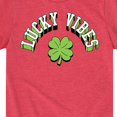 thumbnail image 3 of Instant Message - St. Patrick's Day Lucky Vibes - Toddler & Youth Short Sleeve Graphic T-Shirt, 3 of 6