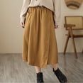 thumbnail image 5 of Cavosen High Waisted Skirts for Women Midi Skirts A Line Solid Short Skirts Trendy Date Night Club Skirt, 5 of 9