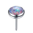 thumbnail image 4 of 10Pcs Surgical Steel Threadless Push Pin Labret Ring Lip Piercing Opal Top Ear Cartilage Helix Tragus Stud Body Piercing Jewelry ZR, 4 of 6