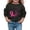 Black, variant on Shadoumai Girls Loose Fit Long Sleeve Pullover Sweatshirt Breast Cancer Awareness Month Fleece Lined Front Print School Casual Top, Girls Awareness Lined Sweatshirt