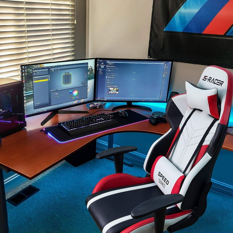 Homall big and tall gaming computer chair desk racing office high back ergonomic 300 lb deals