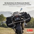 thumbnail image 3 of Rhinowalk Motorcycle Bag,Removable Inner Side 25l Waterproof Saddle Support Panels Release Side Eryue 25l Support Panels Removable 25l With Support Quick Pouch Waterproof, 3 of 7