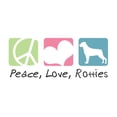 thumbnail image 2 of CafePress - Peace, Love, Rotties Throw Blanket - Soft Fleece Throw Blanket, 50"x60" for All Ages, 2 of 2