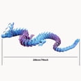 thumbnail image 2 of 79inch 3D Printed dragon,Flexible Joint Animal lacertid Figurines,Realistic Eyes, Home Office Decor,Fidget Toy for Adults Teens Boy Festival Gifts, 2 of 11