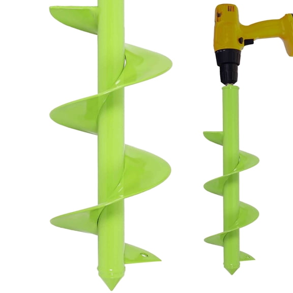 Auger Drill Bit for Planting 3.5"x16",Extended Length Garden Auger Spiral Drill Bit for Planting Bulbs Flowers,Planting Auger for Drill Post Hole Digger for 3/8”Hex Drive