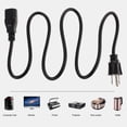 thumbnail image 3 of Miangastore 1pc 3-Prong Plug Cable Replaceable Electrical Appliances Power Line (US Plug), 3 of 8