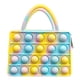 thumbnail image 1 of Bolsas De Mano De Juguete Sensorial Con Burbujas De Empuje, Bolsa De Monedas De Arco Iris, Juguete Para Aliviar El Estrés De Silicona Para Niños Y Adultos Cateissary AP008046-02, 1 of 6