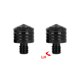 thumbnail image 4 of 2Uds 8mm Motocicleta Espejo Orificio Tapones Inverso Tornillo Negro Universal, 4 of 7