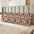 thumbnail image 2 of Balery Pinecone Autumn Pattern Funda Protectora para Almohada Corporal de Algodón Hipoalergénico con Cierre(55 x 21 pulgadas), Almohadas No Incluidas, 2 of 7