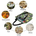 thumbnail image 6 of Kll Tote Bag For Women Cartoon Dinosaurs.Cute Dinosaurs Print Shopping Grocery Reusable Bags For Office School Shopping Travel, 6 of 7