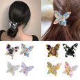 thumbnail image 4 of Cheveux Pinces Papillon 2PCS Pince à Cheveux Décoratif Barrettes Pinces à Mâchoires, 4 of 9