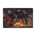 thumbnail image 3 of Party Banquet Happy Soft Polyester Area Rug 36''x24'', Non Slip, Memory Foam, Water Absorbent, 3 of 7