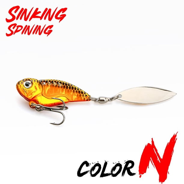 KMER V4 Señuelos de Pesca Balancer Winter Jig Spinner Spinjig VIB Sinking Wobbler Hooks Lucio Walleye Equipo Accesorios Aparejos Tan Jianjun unisex