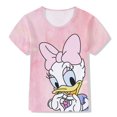 thumbnail image 1 of Ropa de Disney para niños, camisetas de manga corta de verano 2022 para niñas, camisetas con estampado de dibujos animados de Mickey Mouse y Minnie Mouse para bebés, ropa para niñas 150 Gao Jinjia LED, 1 of 2