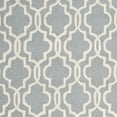 thumbnail image 5 of SAFAVIEH Cambridge Kyle Geometric Wool Area Rug, Silver/Ivory, 12' x 18', 5 of 6
