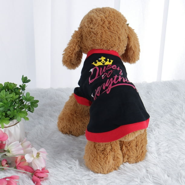 Camisa para mascotas primavera otoño, ropa para perros cachorros y gatos pequeños, chaleco impreso, talla L #4
