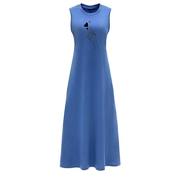 Vestido de verano para mujer, vestido de línea a para caminar, citas, fiesta nocturna, regalo de cumpleaños SG