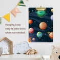 thumbnail image 7 of Coolnut Solar System Clipboard, Acrylic Standard A4 Letter Size Clip Board with Low Profile Clip for Office, Classroom, Doctor, Nurse and Teacher, 12.5"x9", 7 of 7