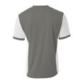 thumbnail image 3 of A4 Premier Soccer Jersey For Men in Graphite/White | N3017, 3 of 5
