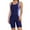 Print/Navy, variant on Charmo Bathing Suits for Women One Piece Swimsuits Boyleg Sports Swimwear