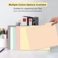 thumbnail image 2 of ViVin File Folder with 1/3 Cut Tabs, Fits Letter Size, 36 Pack, for School and Office(6 Morandi Multicolored), 2 of 7