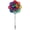 19-inch Rainbow Triple Wheel Flower, variant on In The Breeze 2744 — Double Flower 10-inch Ground Spinner — Colorful Rainbow Wind Spinner for Yards and Gardens