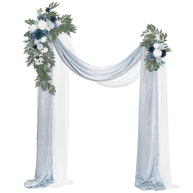 Wedding Arch Square Artificial Wedding Arch Flowers Kit For Ceremony Wedding Arbor Backdrop Party Outdoor Wedding Props Indoor
