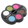 thumbnail image 1 of de de Pintura Corporal para Adultos de 6 Colores Disfraz de de Halloween Disfraz de Maquillaje + Herramienta de Salvador Dali Pintura del arte corporal, 1 of 10
