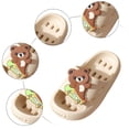 thumbnail image 5 of Staki Cloud Slides for Kids Kids Cloud Slides Boys Non Slip Slip On Shower Sandals, Comfort Slippers for Summer, Pool, Beach, and Water Activities(Khaki,13 Little Kid), 5 of 9