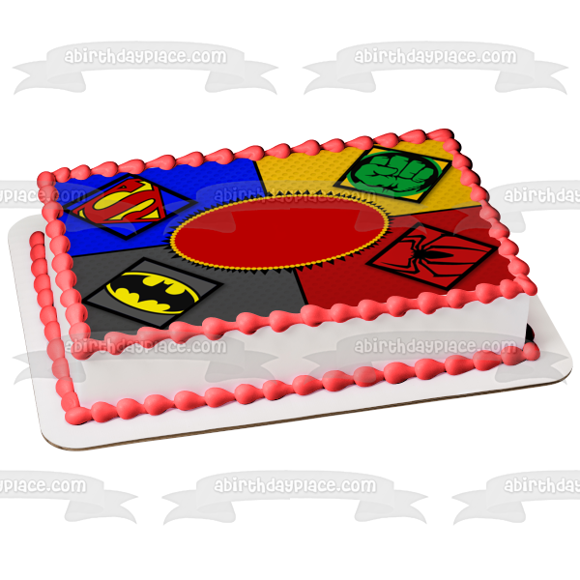 Superhero Decorative Baking Walmart Com