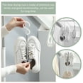 thumbnail image 3 of Shoe Rack with Hook Closet Organizers and Storage Sneaker Drying Hooks Plastic Hanger On The Door 20 Pcs, 3 of 6